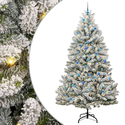 vidaXL Artificial Christmas Tree 240 cm 300 LEDs Warm White 2