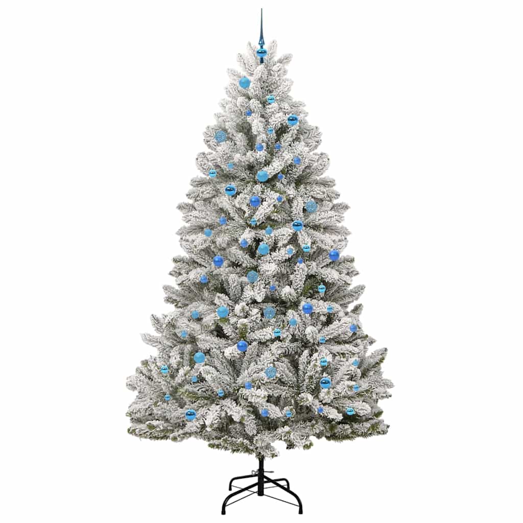 vidaXL Artificial Christmas Tree 240 cm 300 LEDs Warm White 4