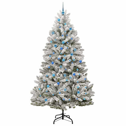vidaXL Artificial Christmas Tree 240 cm 300 LEDs Warm White 4