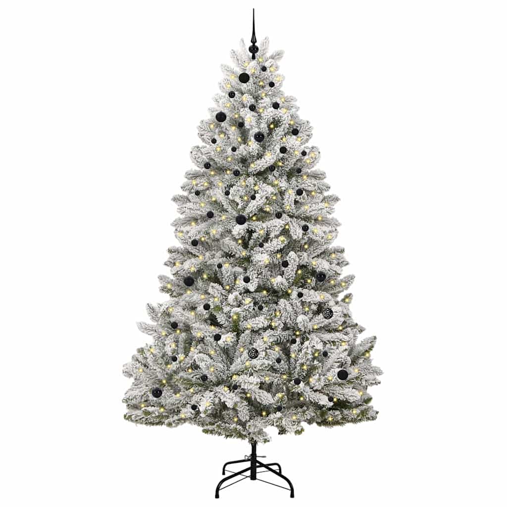 vidaXL Artificial Christmas Tree 270 cm 300 LEDs Warm White 3