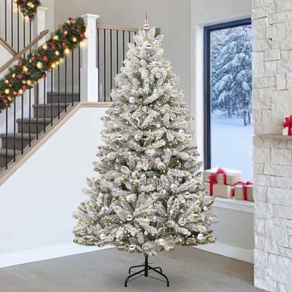 vidaXL Artificial Christmas Tree 270 cm 300 LEDs Warm White 1