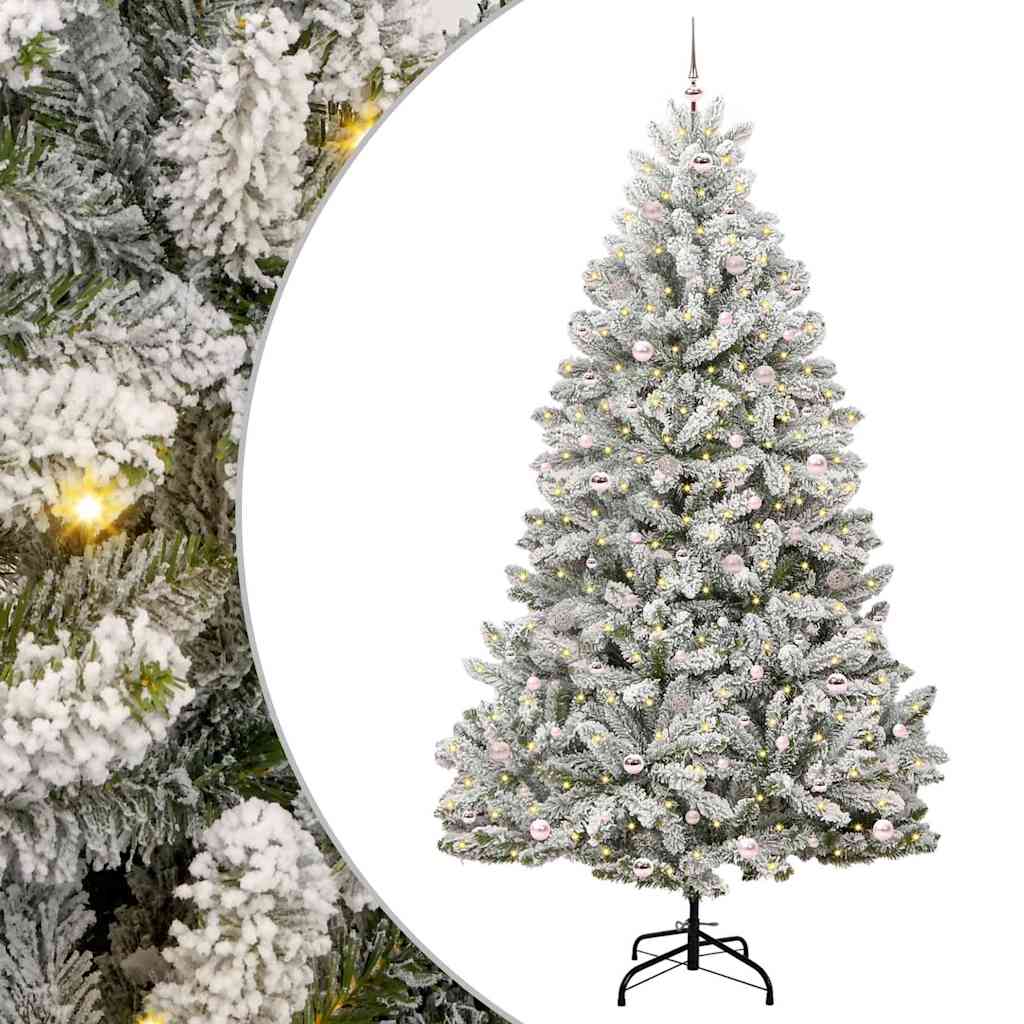 vidaXL Artificial Christmas Tree 270 cm 300 LEDs Warm White 2