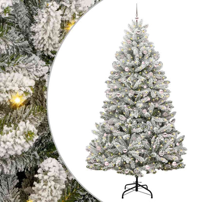 vidaXL Artificial Christmas Tree 270 cm 300 LEDs Warm White 2