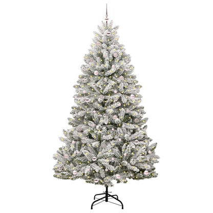 vidaXL Artificial Christmas Tree 270 cm 300 LEDs Warm White 3