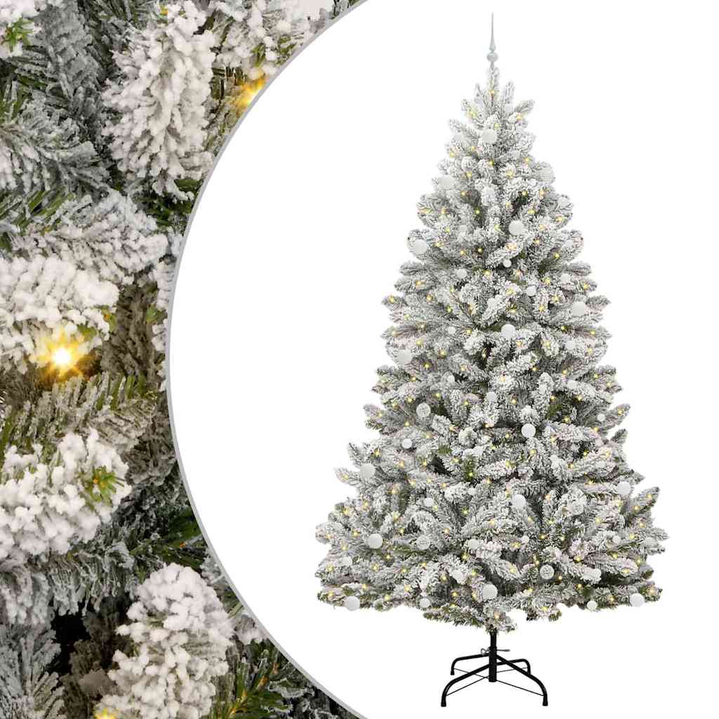 vidaXL Artificial Christmas Tree 270 cm 300 LEDs Warm White 2
