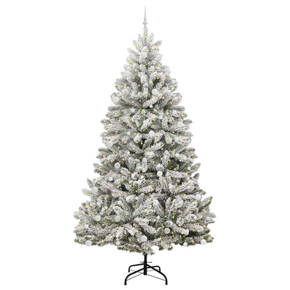 vidaXL Artificial Christmas Tree 270 cm 300 LEDs Warm White 3