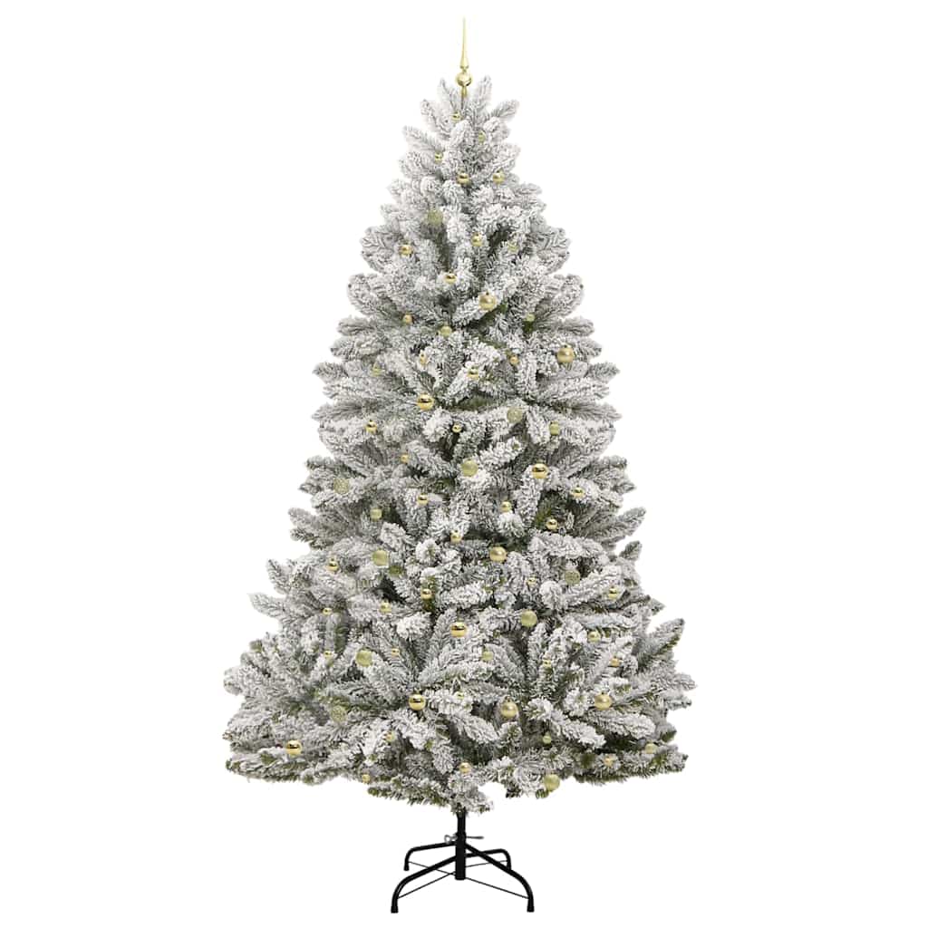 vidaXL Artificial Christmas Tree 270 cm 300 LEDs Warm White 4