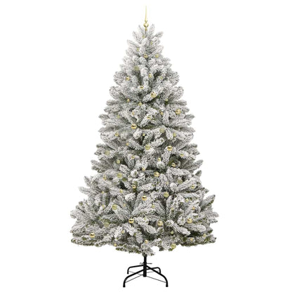 vidaXL Artificial Christmas Tree 270 cm 300 LEDs Warm White 4