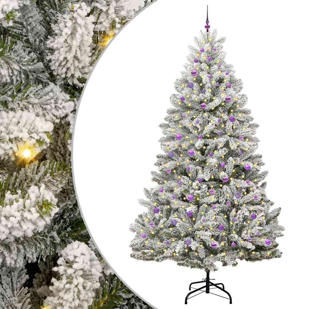 vidaXL Artificial Christmas Tree 270 cm 300 LEDs Warm White 2