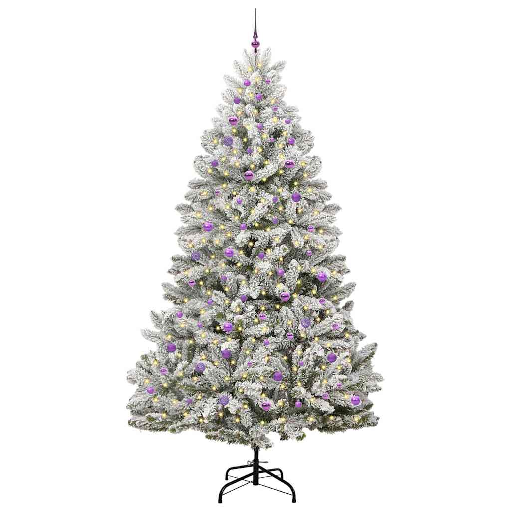 vidaXL Artificial Christmas Tree 270 cm 300 LEDs Warm White 3