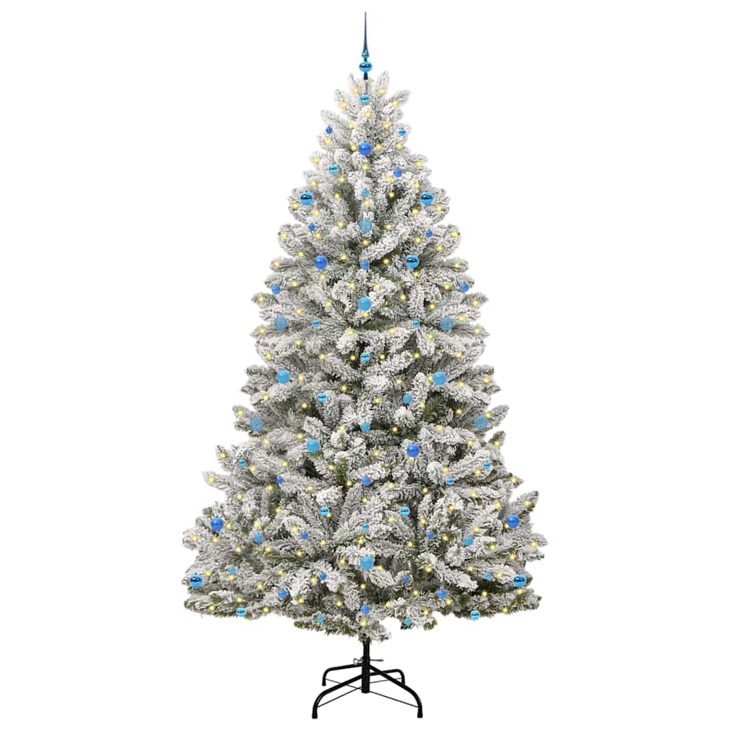 vidaXL Artificial Christmas Tree 270 cm 300 LEDs Warm White 3