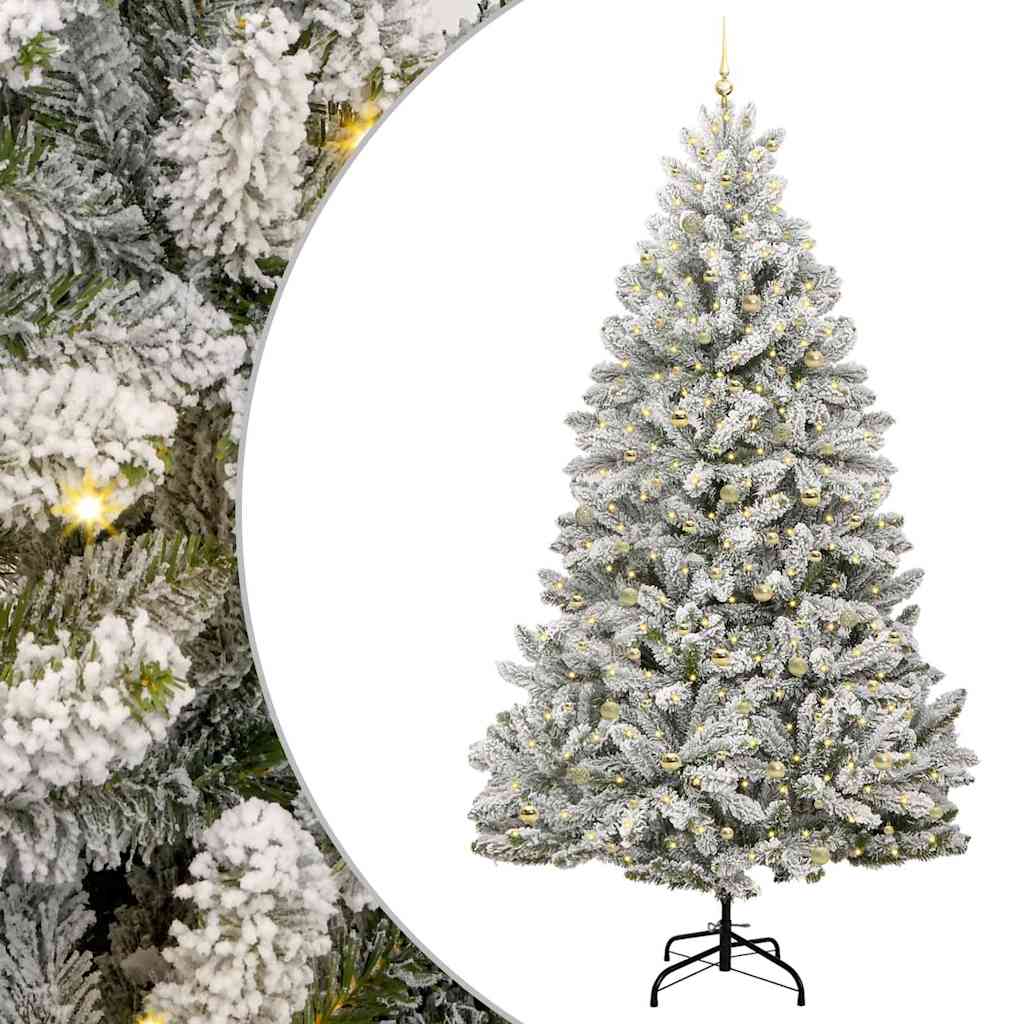 vidaXL Artificial Christmas Tree 300 cm 300 LEDs Warm White 2