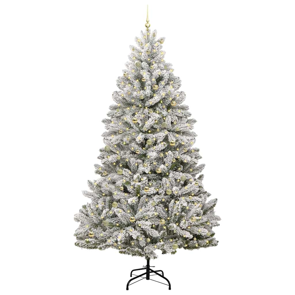 vidaXL Artificial Christmas Tree 300 cm 300 LEDs Warm White 3