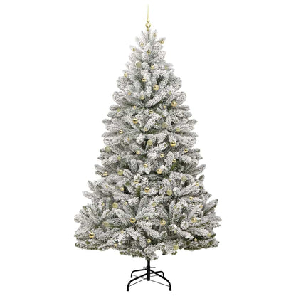 vidaXL Artificial Christmas Tree 300 cm 300 LEDs Warm White 4