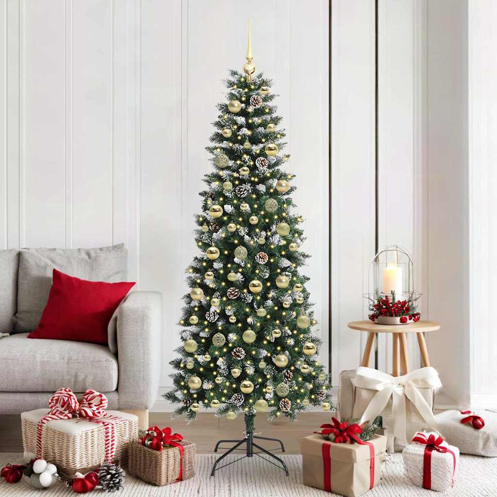 vidaXL Artificial Christmas Tree Green 180 cm 1