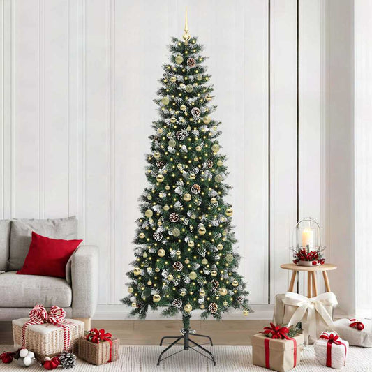 vidaXL Artificial Christmas Tree Green 240 cm 1