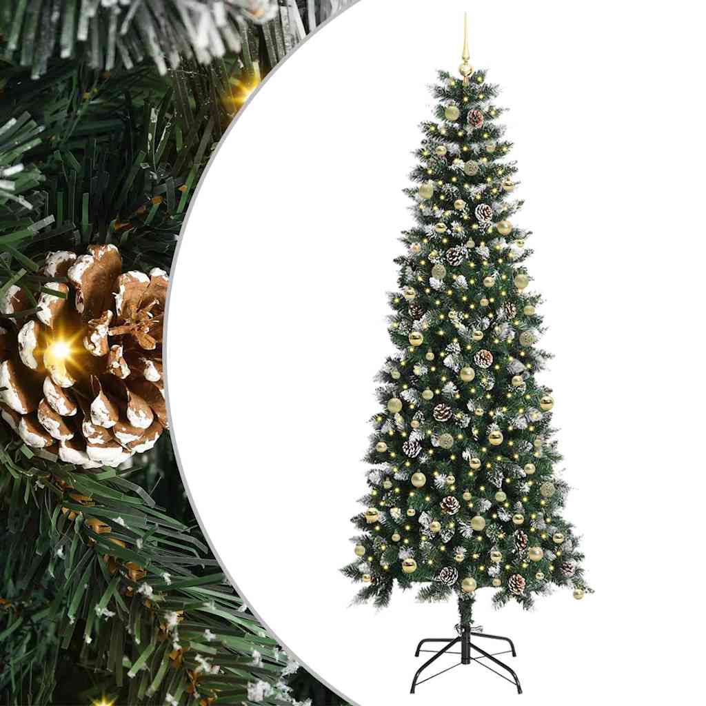 vidaXL Artificial Christmas Tree Green 240 cm 2
