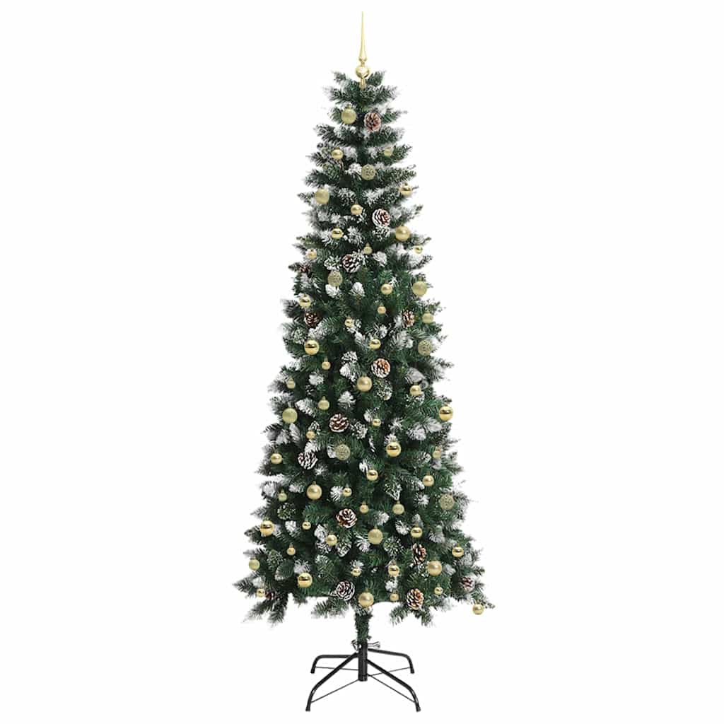 vidaXL Artificial Christmas Tree Green 240 cm 4
