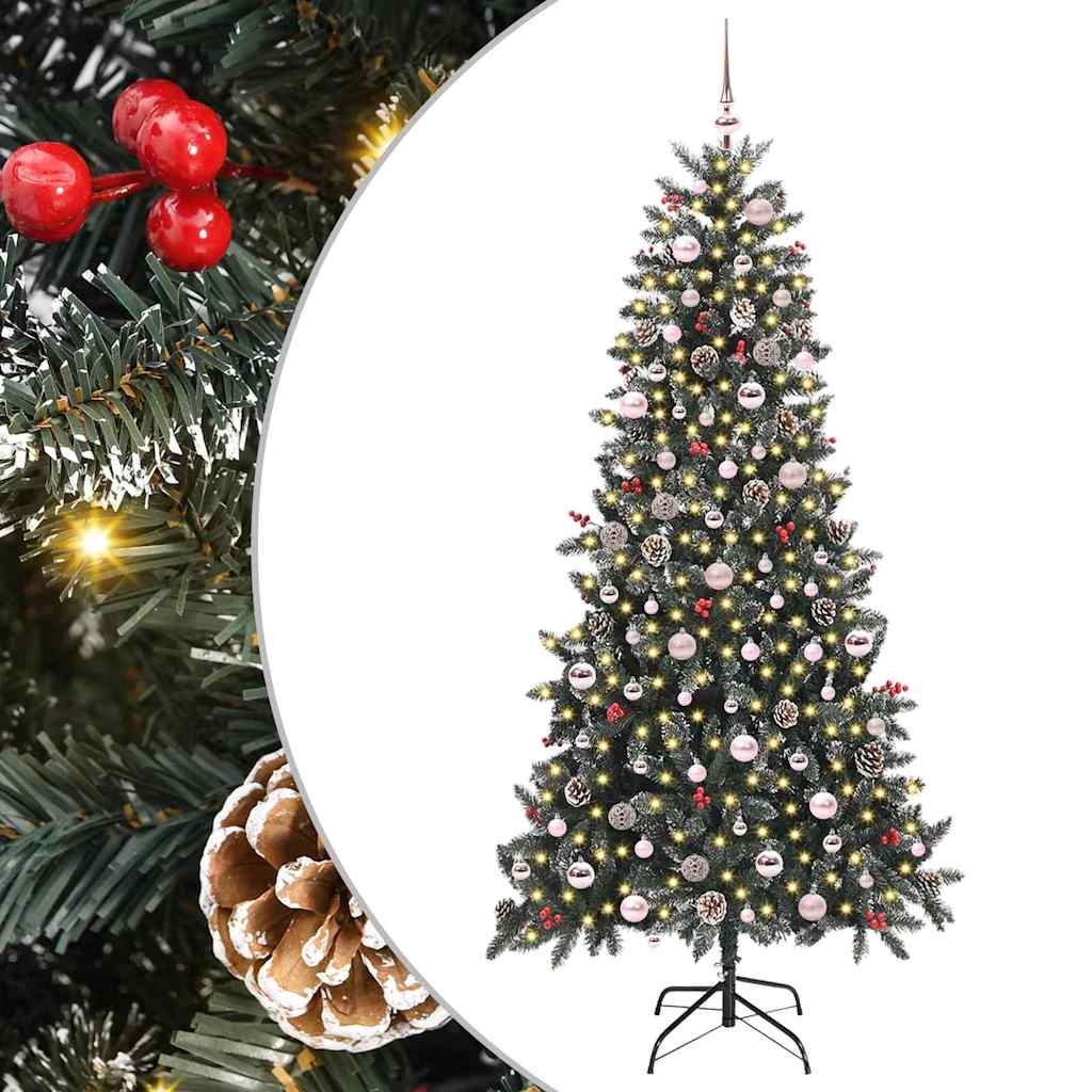 vidaXL Artificial Christmas Tree Green 240 cm 2