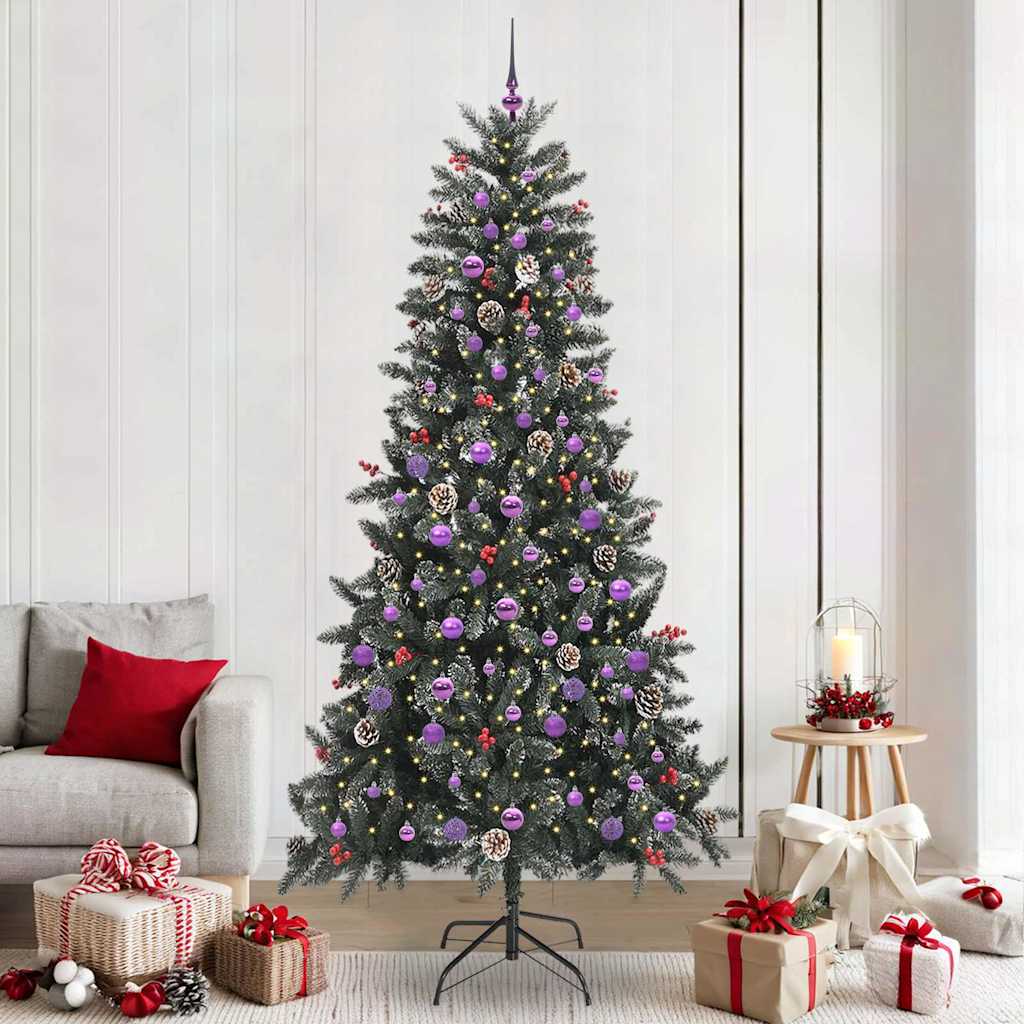 vidaXL Artificial Christmas Tree Green 240 cm 1