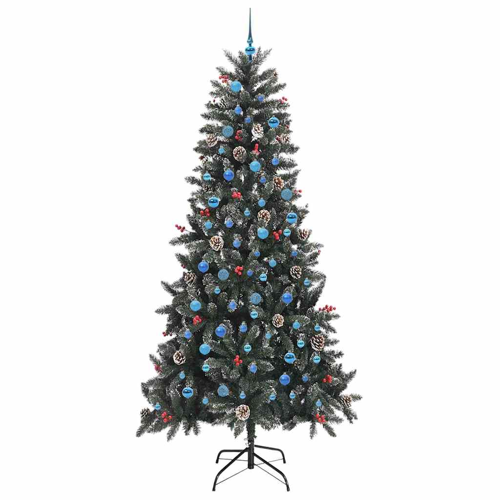 vidaXL Artificial Christmas Tree Green 240 cm 4