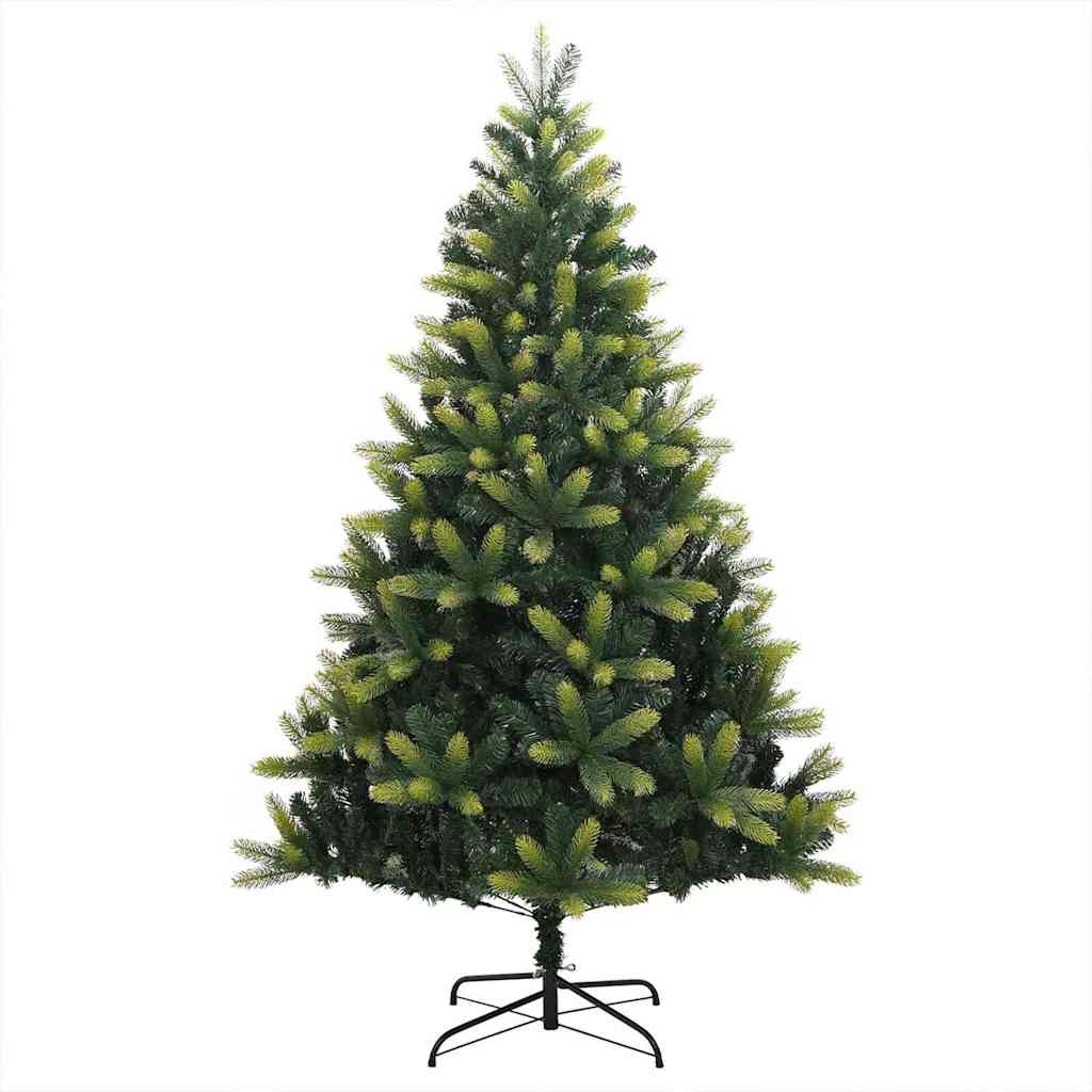 vidaXL Artificial Hinged Christmas Tree 300 LEDs Green 240 cm 5