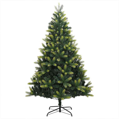 vidaXL Artificial Hinged Christmas Tree 300 LEDs Green 240 cm 5