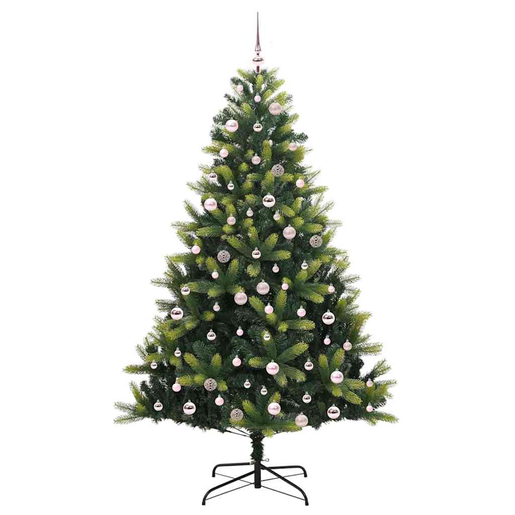 vidaXL Artificial Hinged Christmas Tree 300 LEDs Green 240 cm 4