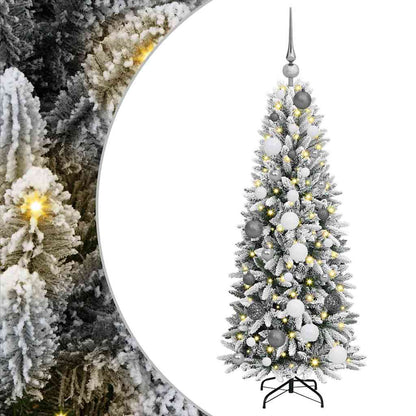 vidaXL Artificial Christmas Tree White 120 cm 2