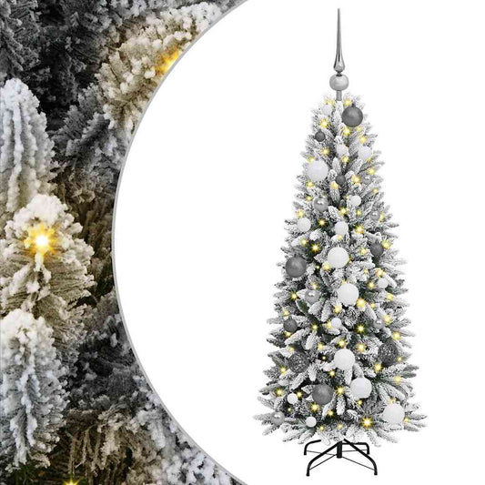vidaXL Artificial Christmas Tree White 120 cm 2