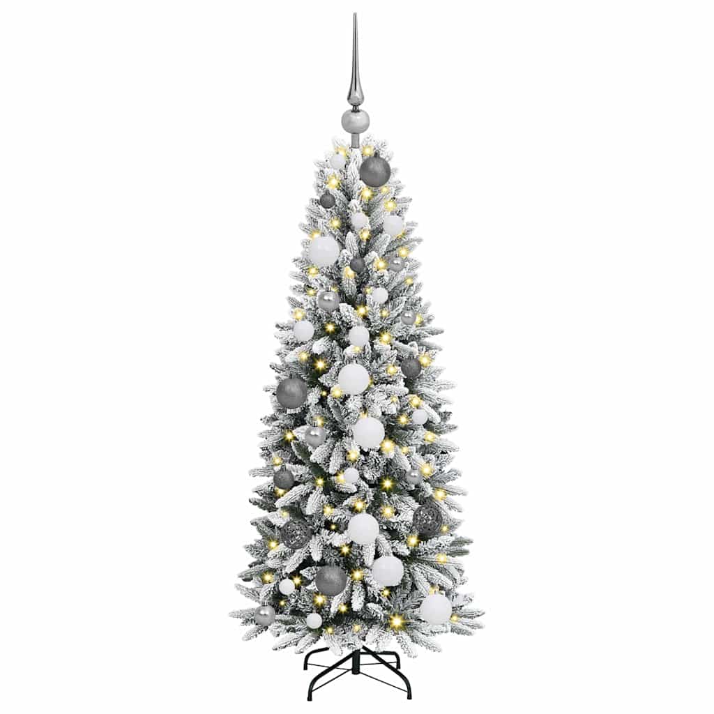 vidaXL Artificial Christmas Tree White 120 cm 3