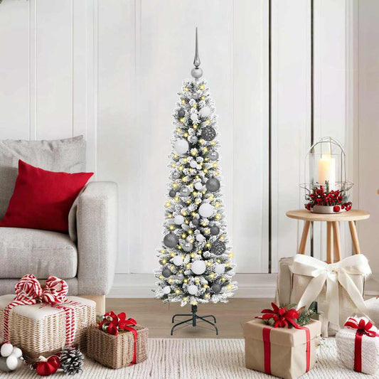 vidaXL Artificial Christmas Tree White 120 cm 1