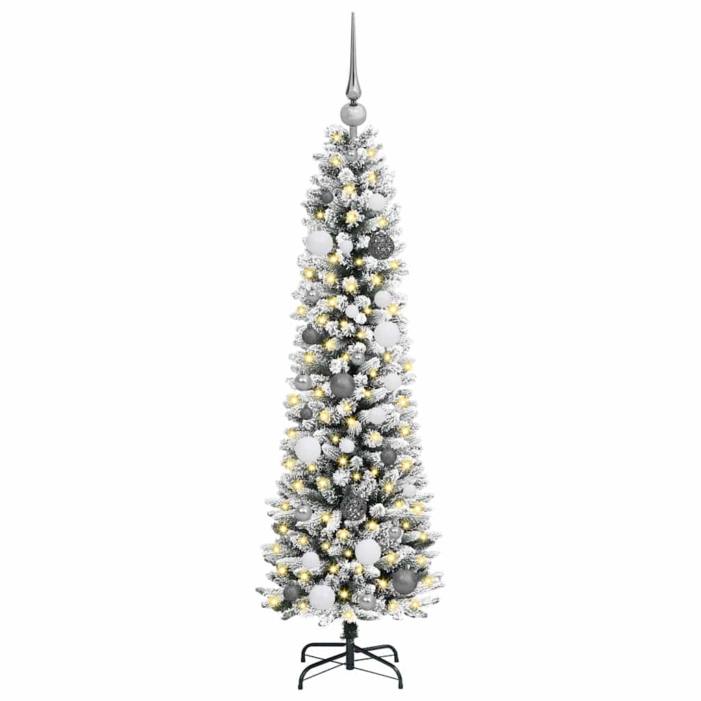 vidaXL Artificial Christmas Tree White 150 cm 3