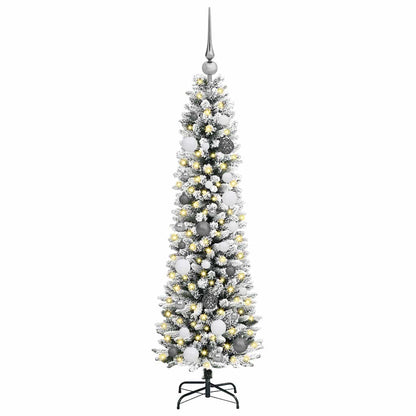 vidaXL Artificial Christmas Tree White 150 cm 3