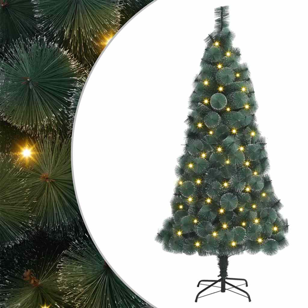 Artificial Pre-lit Christmas Tree with Ball Set Green 180 cm with 300 LEDs