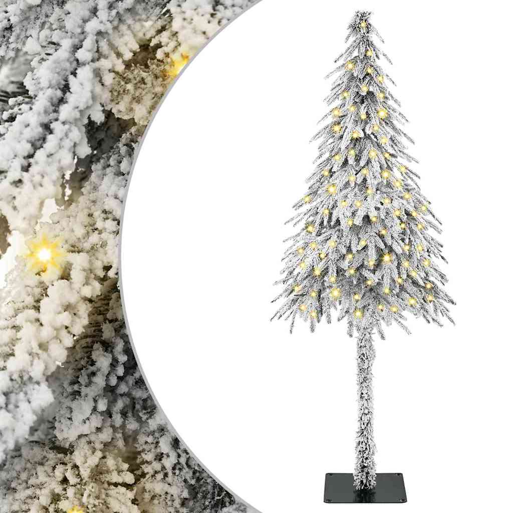 Christmas Tree White PE and Steel 120 cm with leds