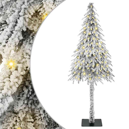 Christmas Tree White PE and Steel 120 cm with leds