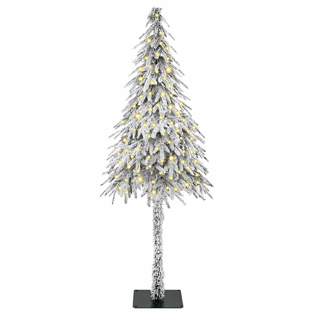 Christmas Tree White PE and Steel 120 cm with leds