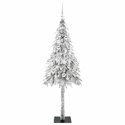 vidaXL Christmas Tree White 180 cm PE and Steel 4