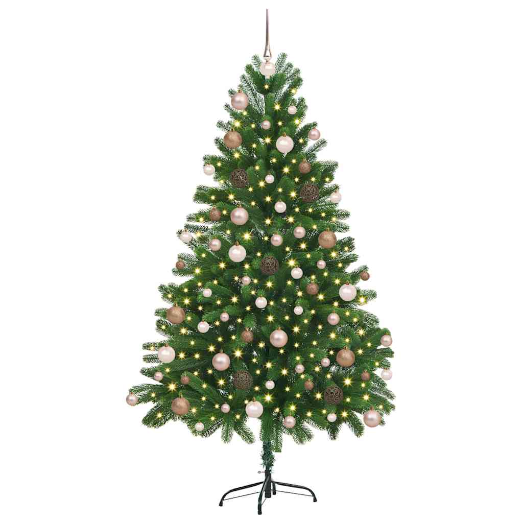 vidaXL Christmas Tree with 300 LEDs with Stand Green 180 cm PE 3