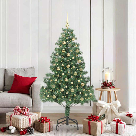 vidaXL Christmas Tree Green 180 cm PVC 1