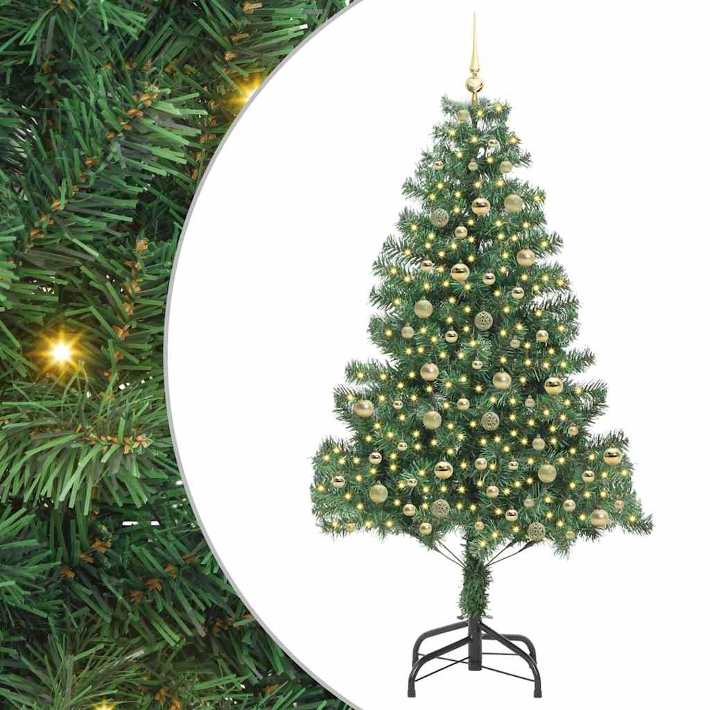 vidaXL Christmas Tree Green 210 cm PVC 2