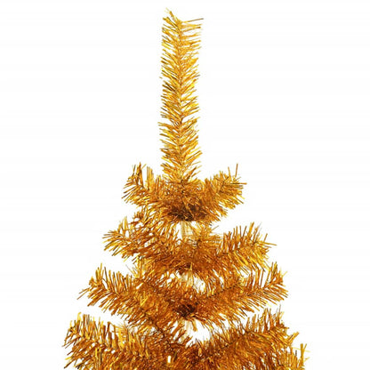 Christmas Tree PET 180 cm Gold with 300 LEDs