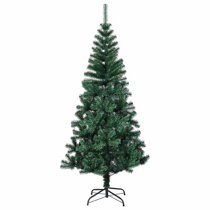 Artificial Pre-lit Christmas Tree Green PVC and Metal 240 cm with leds