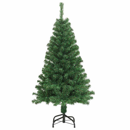 Artificial Christmas Tree with 150 LEDs with Stand Green 120 cm with 61 red balls