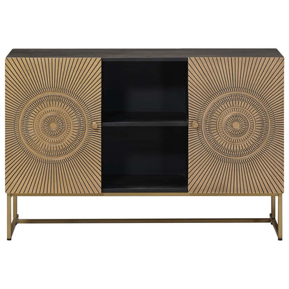 vidaXL Sideboard Brass 105 x 30 x 70 cm 3
