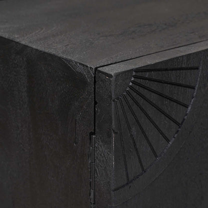 vidaXL Sideboard Black 105 x 30 x 68 cm 6