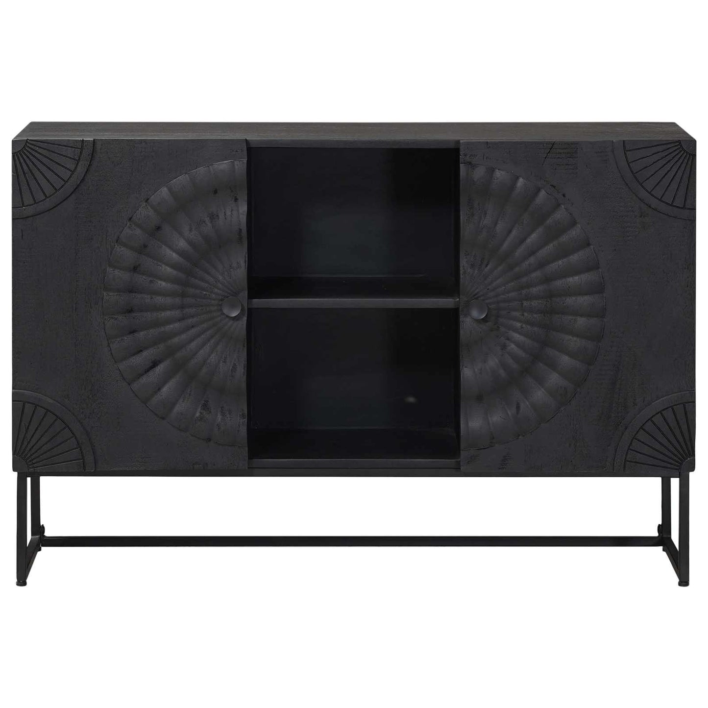 vidaXL Sideboard Black 105 x 30 x 68 cm 3