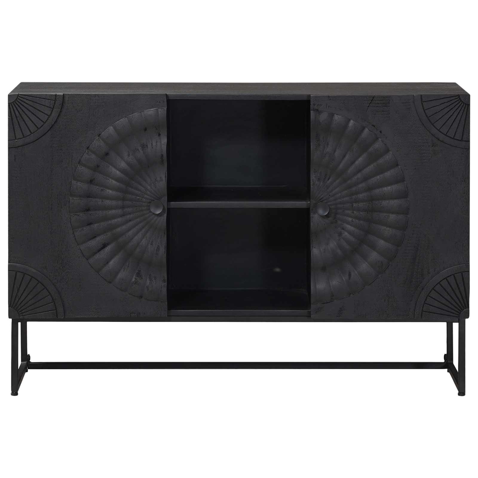 vidaXL Sideboard Black 105 x 30 x 68 cm 3