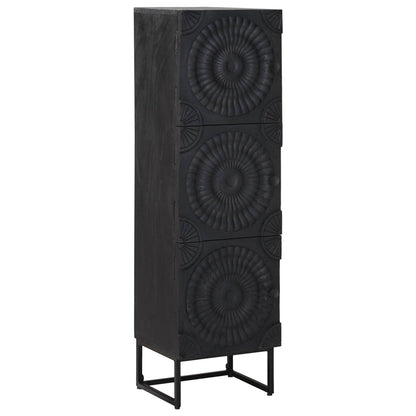 vidaXL Highboard Black 35 x 30 x 120 cm 2